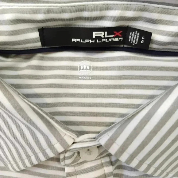 Ralph Lauren RLX Mens Golf Polo Size Large WYNDHAM - Picture 2 of 8